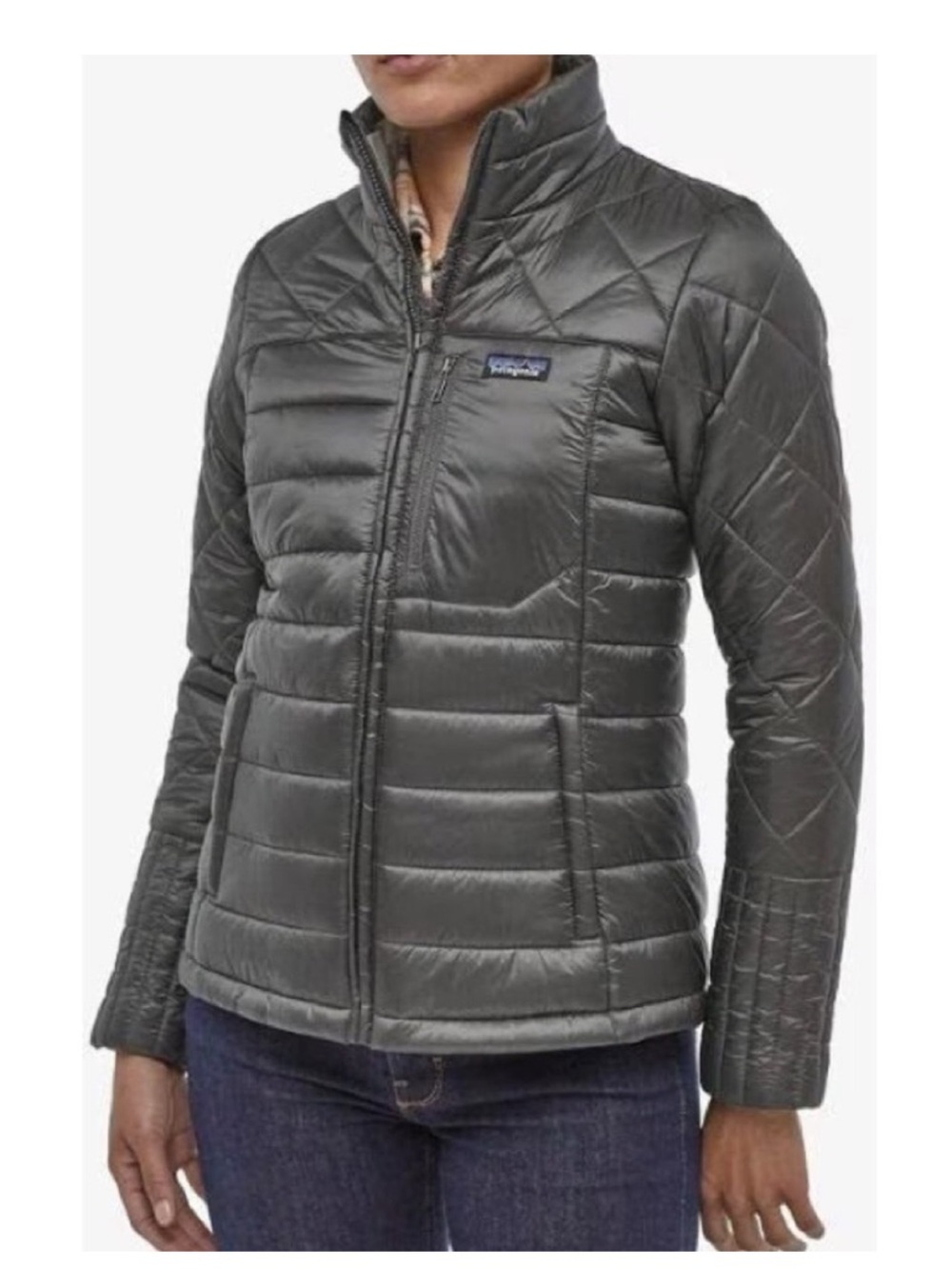 Patagonia Radalie Quilted Jacket Forge Gray Size XS - Picture 3 of 9